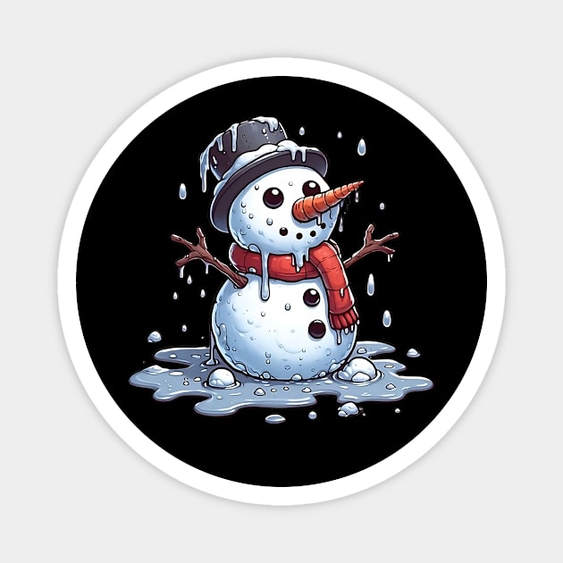 Melty The Snowman Magnet by Theme Fusion